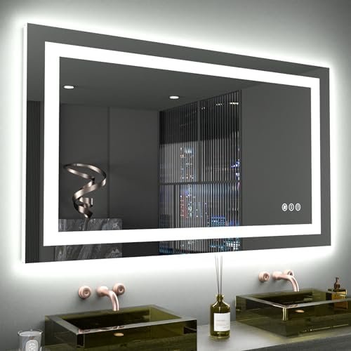 LOAAO 40"X24" LED Bathroom Mirror by LOAAO