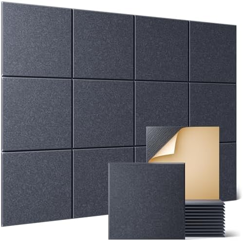 Sonicism 12 Pack Acoustic Wall Panels by Sonicism
