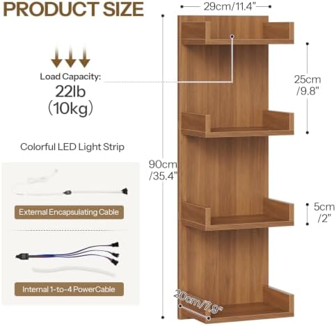 HOOBRO Floating Wall Shelves - Image 3