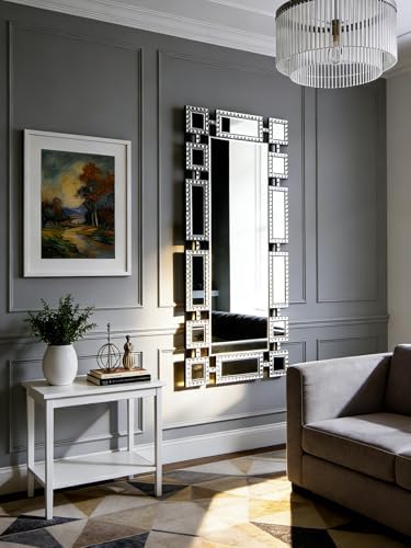 Large 47"x24" Decorative Mirror - Image 4