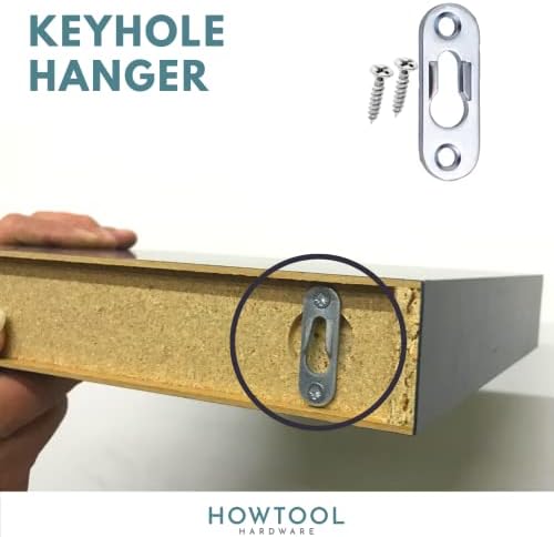Heavy Duty Keyhole Hanger with Phillips Screws & Anchors, 20 Pack - Image 6