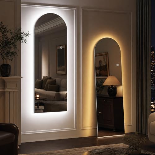 VooBang 56"x21" LED Arched Mirror Full Length by VooBang