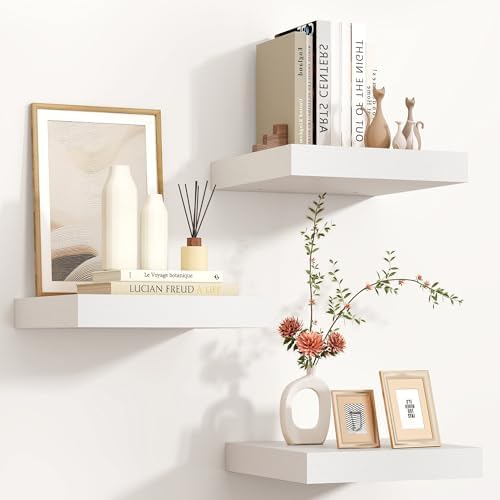 Venusmiles 12"x12" Square Floating Shelves by Venusmiles