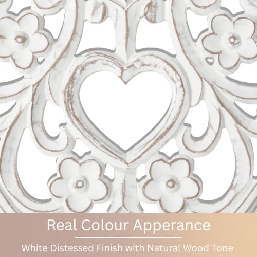 JFY Designs Charity Hand Carved Wood Medallion Wall Panels Bedroom Décor - Image 6