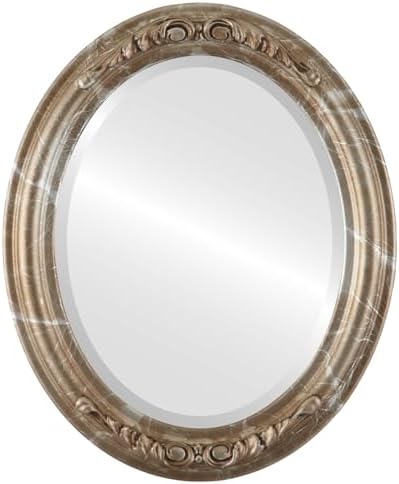 OVALCREST Oval Beveled Wall Mirror by OVALCREST