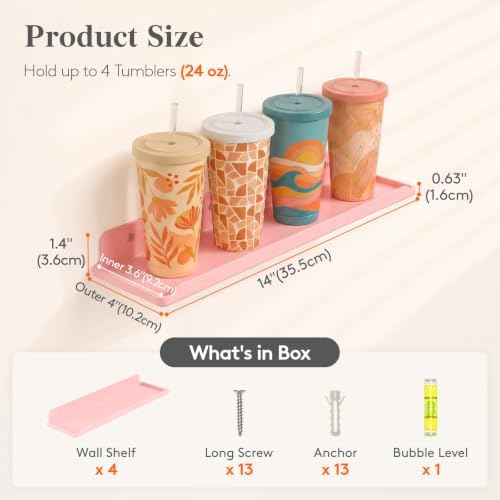Lifewit Acrylic Floating Shelves - Image 2