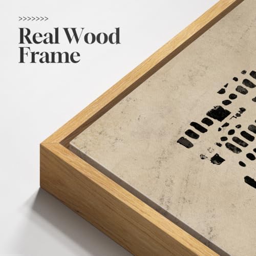 Large Framed Neutral Brown and Black Abstract Wall Art, Long Vertical 20x60 - Image 5
