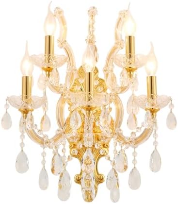 YLONG-ZS Large Modern Crystal Wall Lights by YILONG-ZS