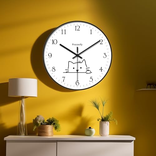 8 inch Decorative Wall Clock Battery Operated - Image 6