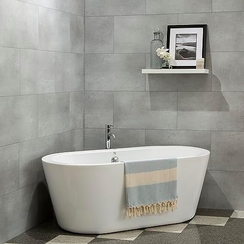 Palisade 25.6 in. x 14.8 in. Vinyl Wall Tiles in Frost Nickel - Image 2