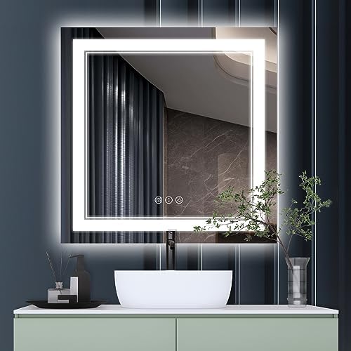 36x36 Inch RGB LED Bathroom Mirror by ISTRIPMF