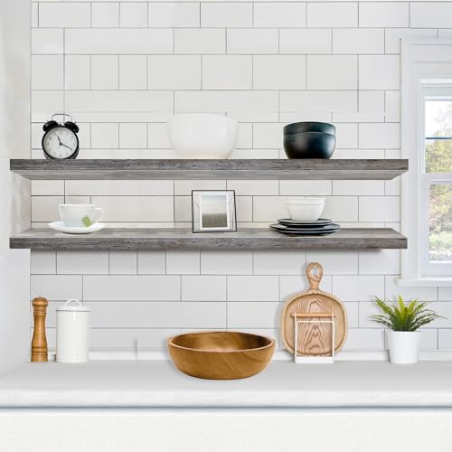 Sorbus Floating Shelves for Wall Storage - Image 2