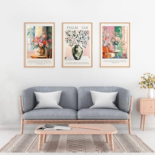 FWIEXA Christian Bible Verse Canvas Wall Art Set, Easter 3 Piece Religious - Image 6