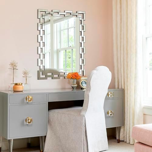 Chende Decorative Mirrors for Wall, Rectangle Accent Mirror for Living Room - Image 2