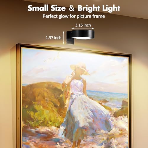 Picture Lights for Wall, Wireless Poster Lights Battery Operated - Image 4