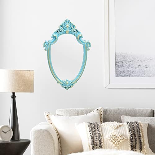 Eaoundm 16.5 x 11 inch Vintage Mirror Shield Shape - Image 2