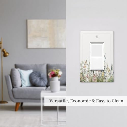 Decorative Outlet Covers Boho Wildflower Green Leaves Rustic Floral Botanical 1 - Image 7