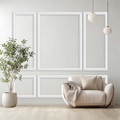 Peel and Stick Wall Molding Kit, Premade Accent Wainscoting Panels - Image 5