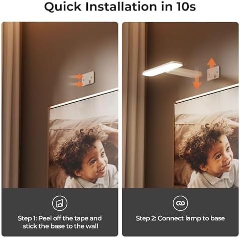 Picture Lights for Wall Rechargeable, Picture Frame Lights, Dartboard light - Image 5