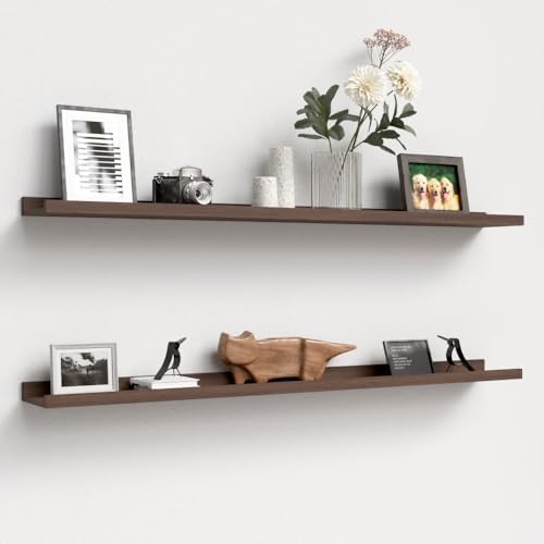 Boswillon Floating Shelves Set of 2, Long Wall Shelf by Boswillon