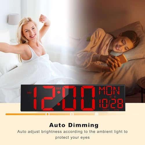 JALL 30" Massive Digital Wall Clock - Image 6