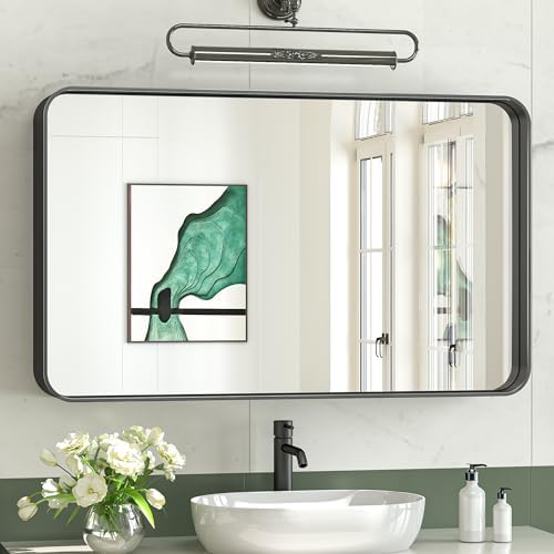 TokeShimi 40x24 Black Bathroom Mirror by TokeShimi