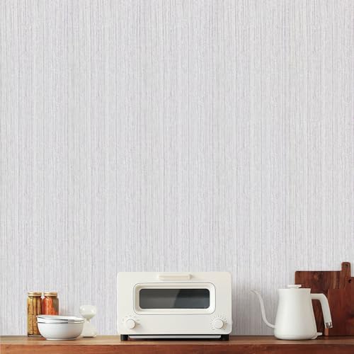 Light Purple Grasscloth Peel and Stick Wallpaper Fabric Wallpaper 15.7" x 472" - Image 6