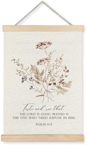 Supwhd Boho Floral Christian Wall Art by Homedecoration