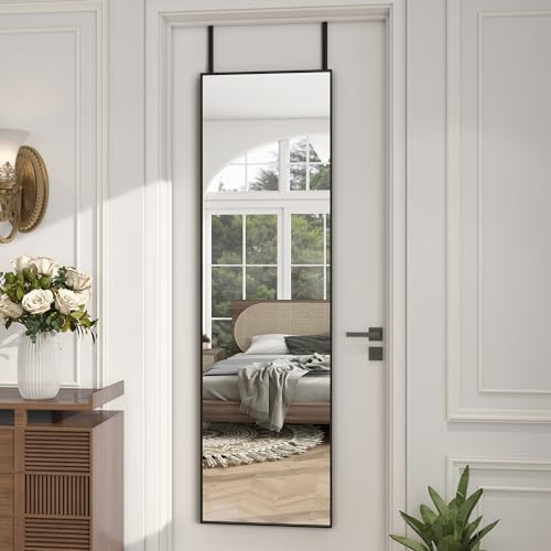 48"x 14" Over the Door Mirror Full Length, Full Body Mirror - Image 2