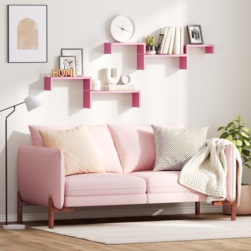 SRIWATANA Pink Floating Shelves - Image 2