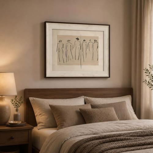 razliubit Abstract People Wall Art Prints, Replaceable Framed Vintage Wall - Image 7