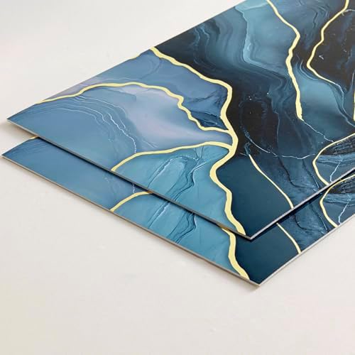 Haimin 3D Wall Panels Peel and Stick Marble Tile Look 10 Pack Waterproof - Image 6