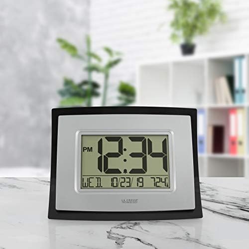 La Crosse Technology Wall/Table Clock, 6.85-inch H x 8.66-inch W x 0.95-inch D - Image 6