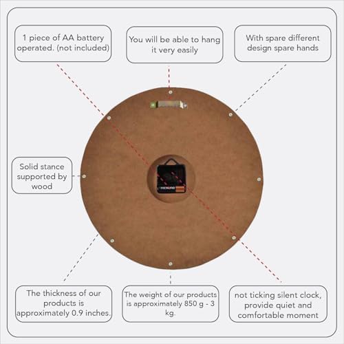 Handmade Copper Wall Clock Artisan Touch in Every Piece - Image 5