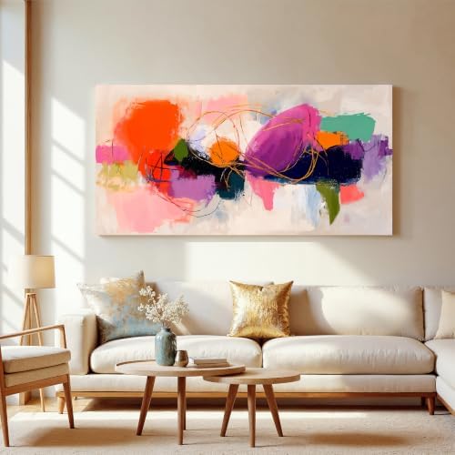 Tsomzxng Colorful Graffiti Large Abstract Wall Art - Image 5