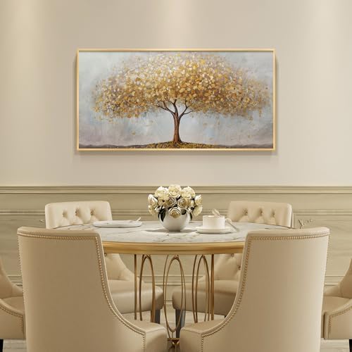 Large Framed Gold Tree of Life Wall Art - Image 5