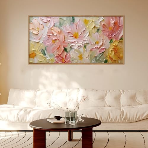 CHDITB Floral Wall Art, Modern Wildflower Wall Decor, Framed Canvas Flowers - Image 2