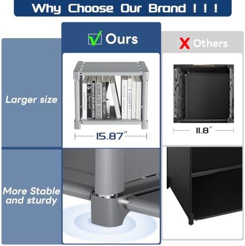 Book Shelf, 20 Cube Storage Organizer Shelf, DIY Bookshelf - Image 5