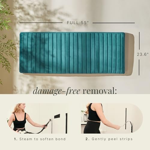 Hearth & Harbor Wall Mounted Full Headboard Only, Bed Headboard Full Size - Image 2