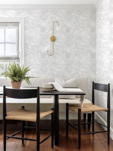 Dimoon 236"x17.3" Peel and Stick Wallpaper Floral Contact Paper Flower Modern - Image 3