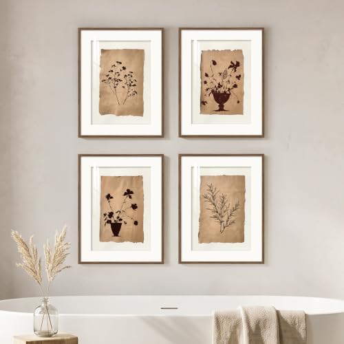 Framed Vintage Botanical Plant Wall Art by Cuspin