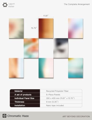 Acoustic Panels for Walls, Art Panels, Sound Absorbing, 12 x 16 In - Image 6