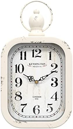 Menterry Small Retro Rectangle Wall Clock by Menterry