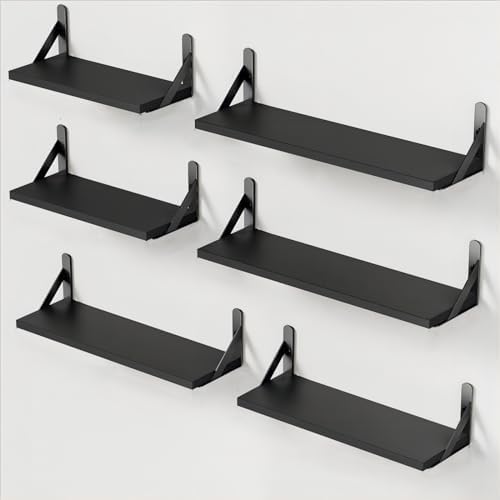 Amada Solid Paulownia Wood Wall Shelves, Medium Size by AMADAHOMEFURNISHING