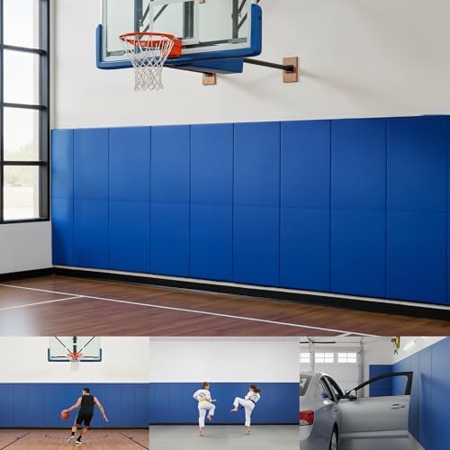 Gym Wall Padding 1 Piece 2" High-Density Thick Foam Wall Protector, 23.6''x60'' by foriy