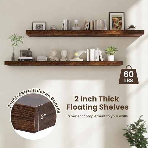 FLYJOE 72 Inch Floating Shelves - Image 4