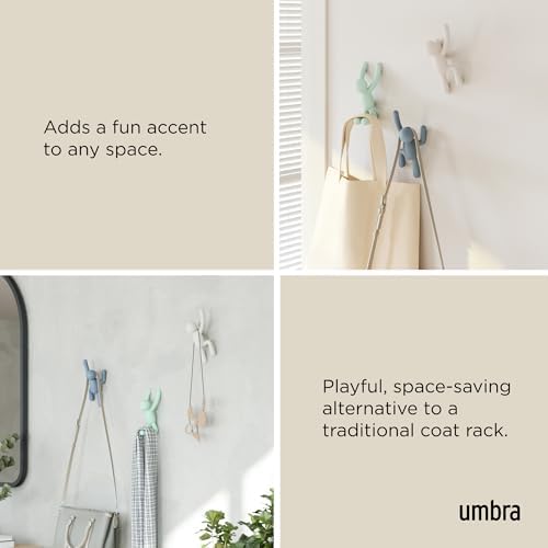 Umbra Buddy Wall Hooks, Wall Mount Coat Hooks - Image 4