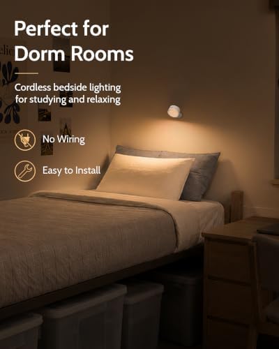 Rechargeable Wall Sconces with Remote, Magnetic Wall Lights - Image 4