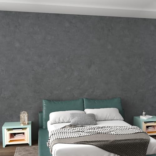3yecao Thick Grey Concrete Wallpaper Peel and Stick Concrete Contact Paper by 3YECAO