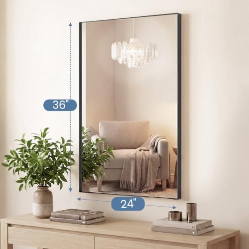DUMOS 24"x36" Wall Mirror, Bathroom Mirrors - Image 2